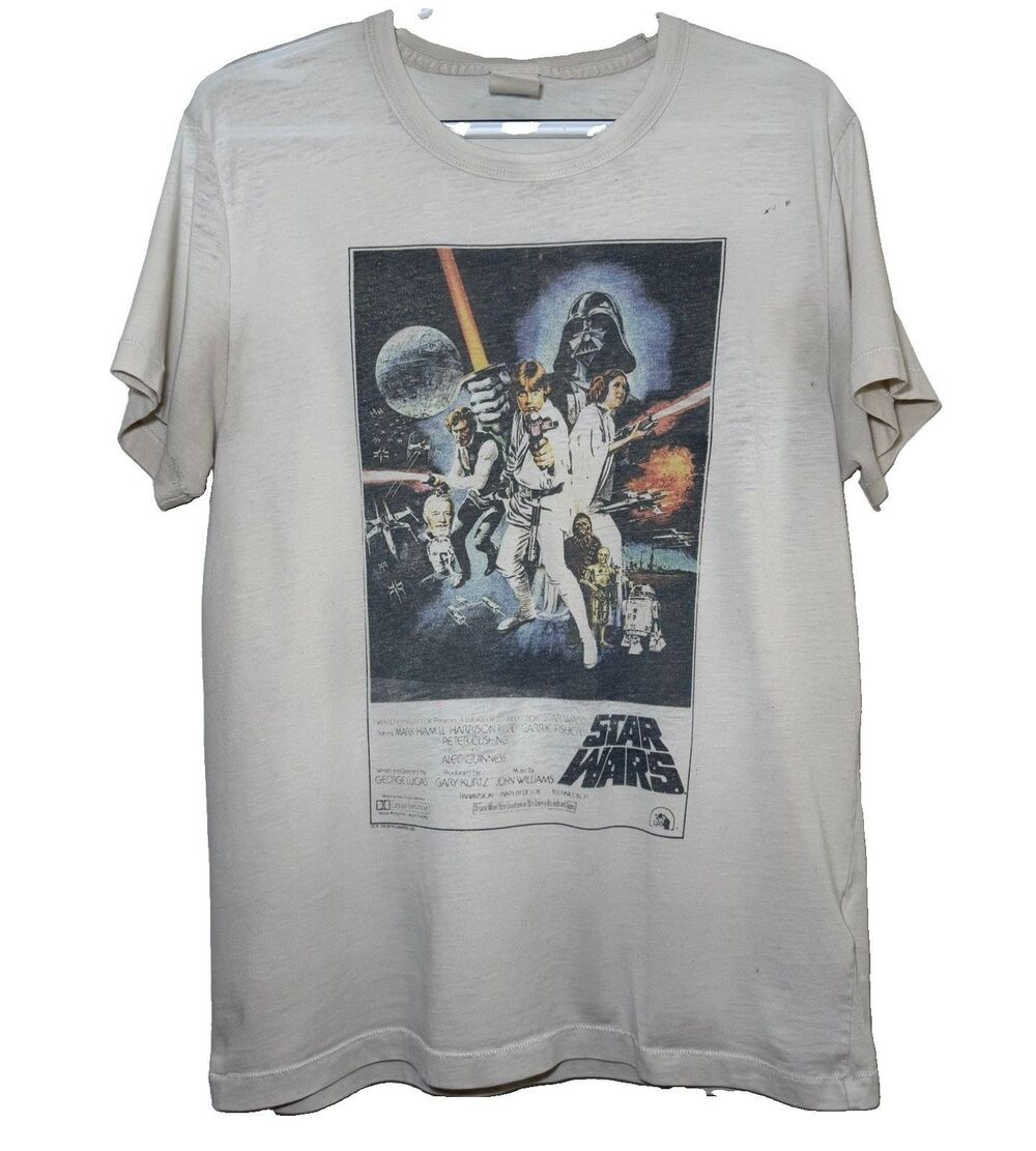 Abercrombie & Fitch Star Wars Men’s Medium Graphic T Shirt Movie Poster Tee